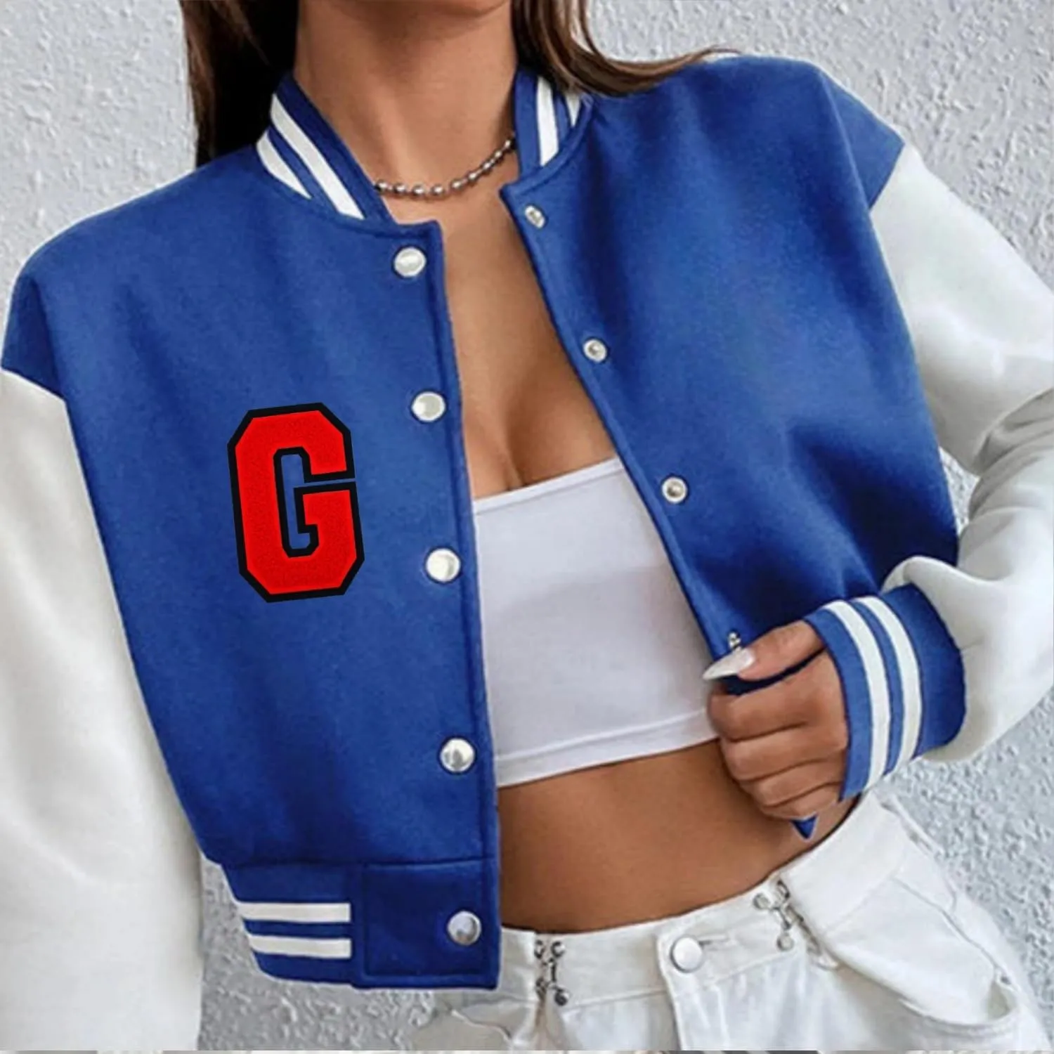 1 PCS 4.0" Red Chenille Letter Patch with Black Edge, Iron on Patches for Hats, Clothes, Bags, Backpacks, Jeans, Jackets - Initial Patches, Large Varsity Letter (G)