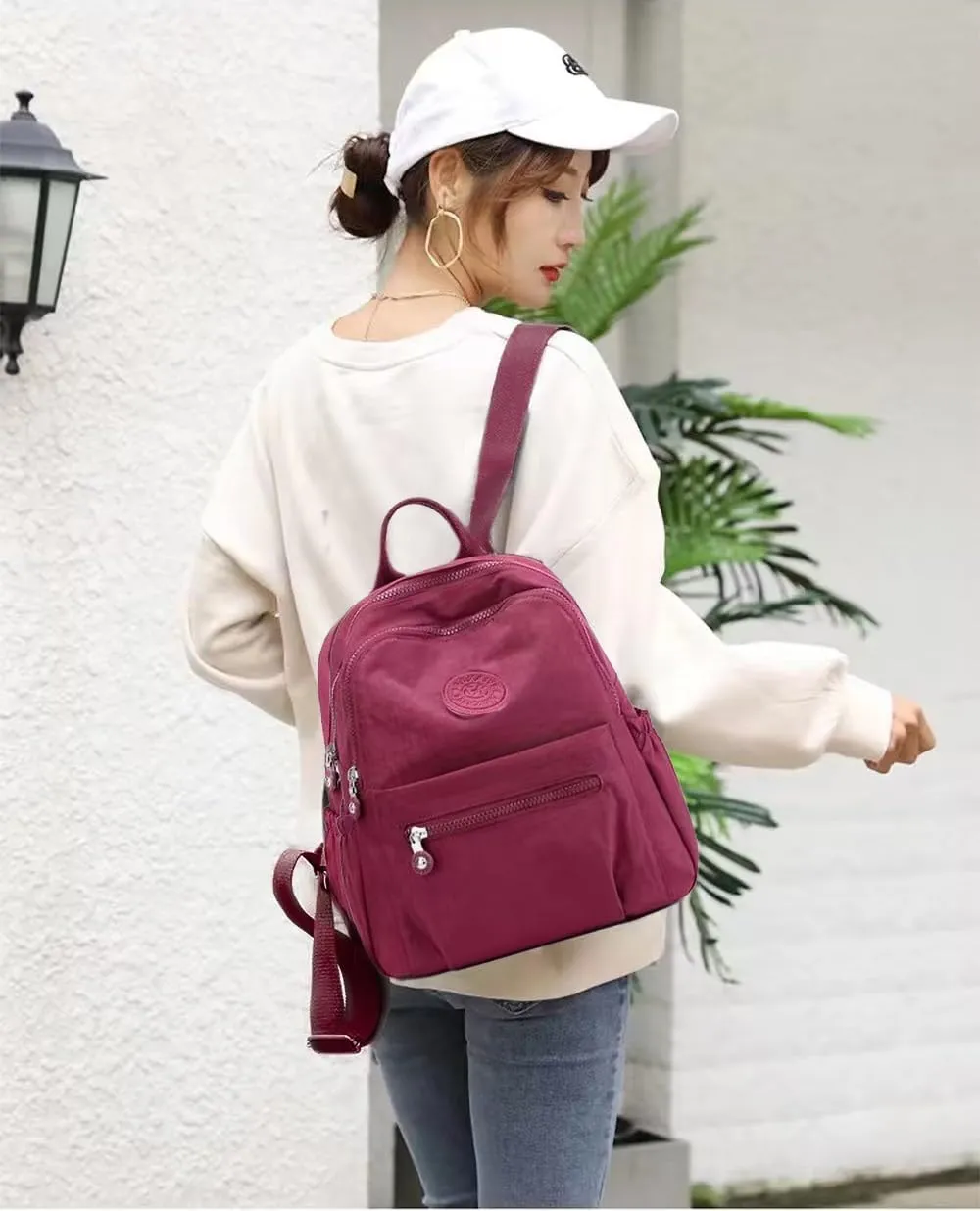 go-done MUKAITE 11L Mini fashion Backpack,Small Nylon Ladies backpacks,Women shopping Backpack(Small size)