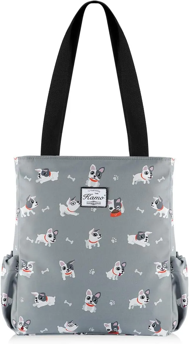 KAMO Floral Tote Bag - Waterproof Lightweight Handbags Travel Shoulder Bag for Hiking Yoga Gym Swimming Travel Beach