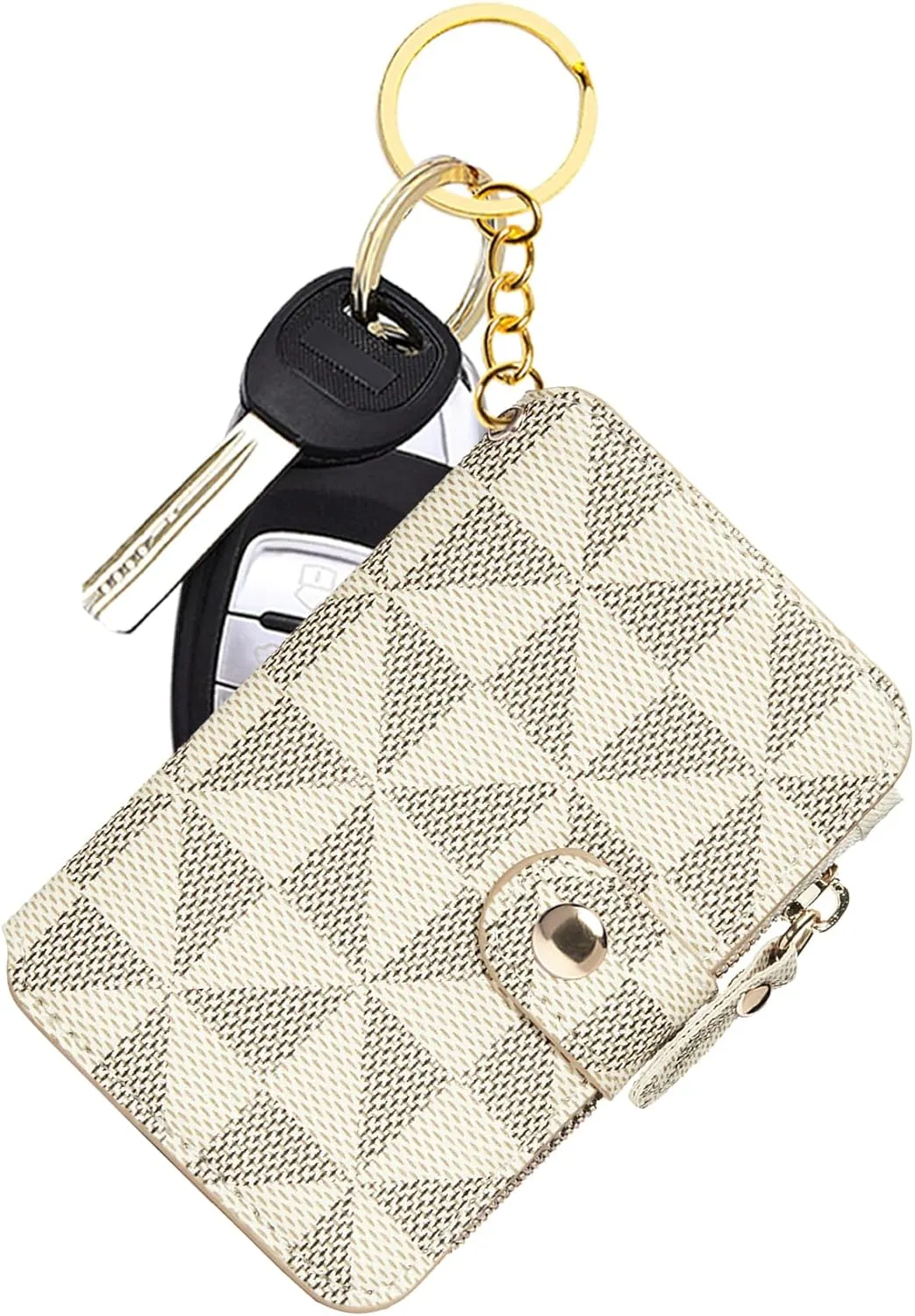M-Plateau Card Cases, Leather Card & ID Cases,Credit Card Holder Wallet Small Card Case Wallet: Wallet Women Small Premium PU Leather, Slim Wallet for Travelling (off White)