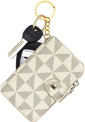 M-Plateau Card Cases, Leather Card & ID Cases,Credit Card Holder Wallet Small Card Case Wallet: Wallet Women Small Premium PU Leather, Slim Wallet for Travelling (off White)