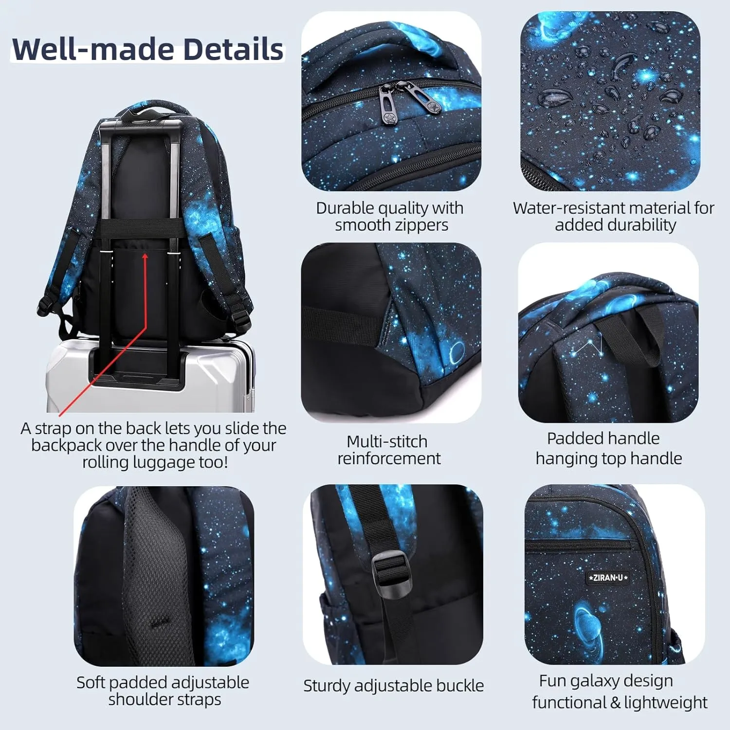 MITOWERMI Kids Backpack for Boys Girls Elementary School Bags Backpacks for Girls Children Bookbags Primary Kindergarten Backpack Purple Geometric