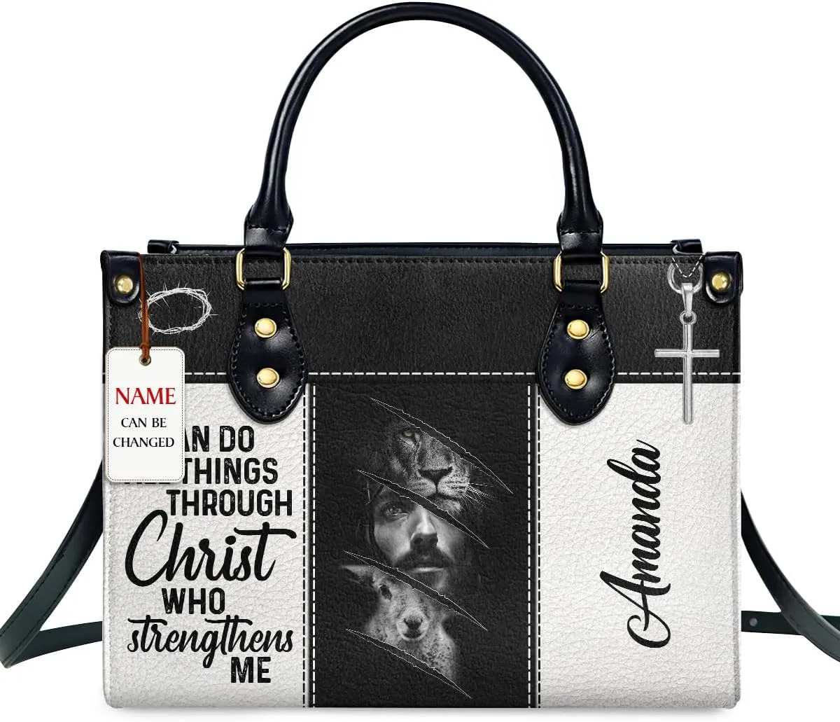Personalized Leather Handbags For Women - Christmas Gifts For Women - Christian Gifts