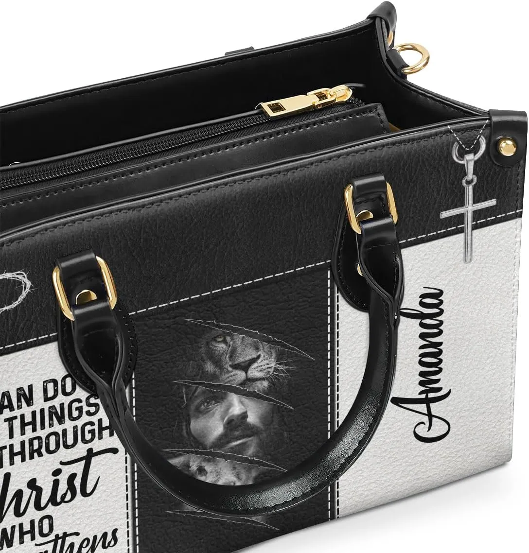 Personalized Leather Handbags For Women - Christmas Gifts For Women - Christian Gifts