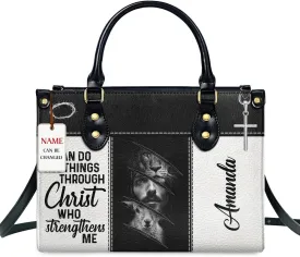 Personalized Leather Handbags For Women - Christmas Gifts For Women - Christian Gifts