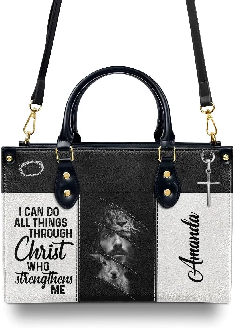 Personalized Leather Handbags For Women - Christmas Gifts For Women - Christian Gifts