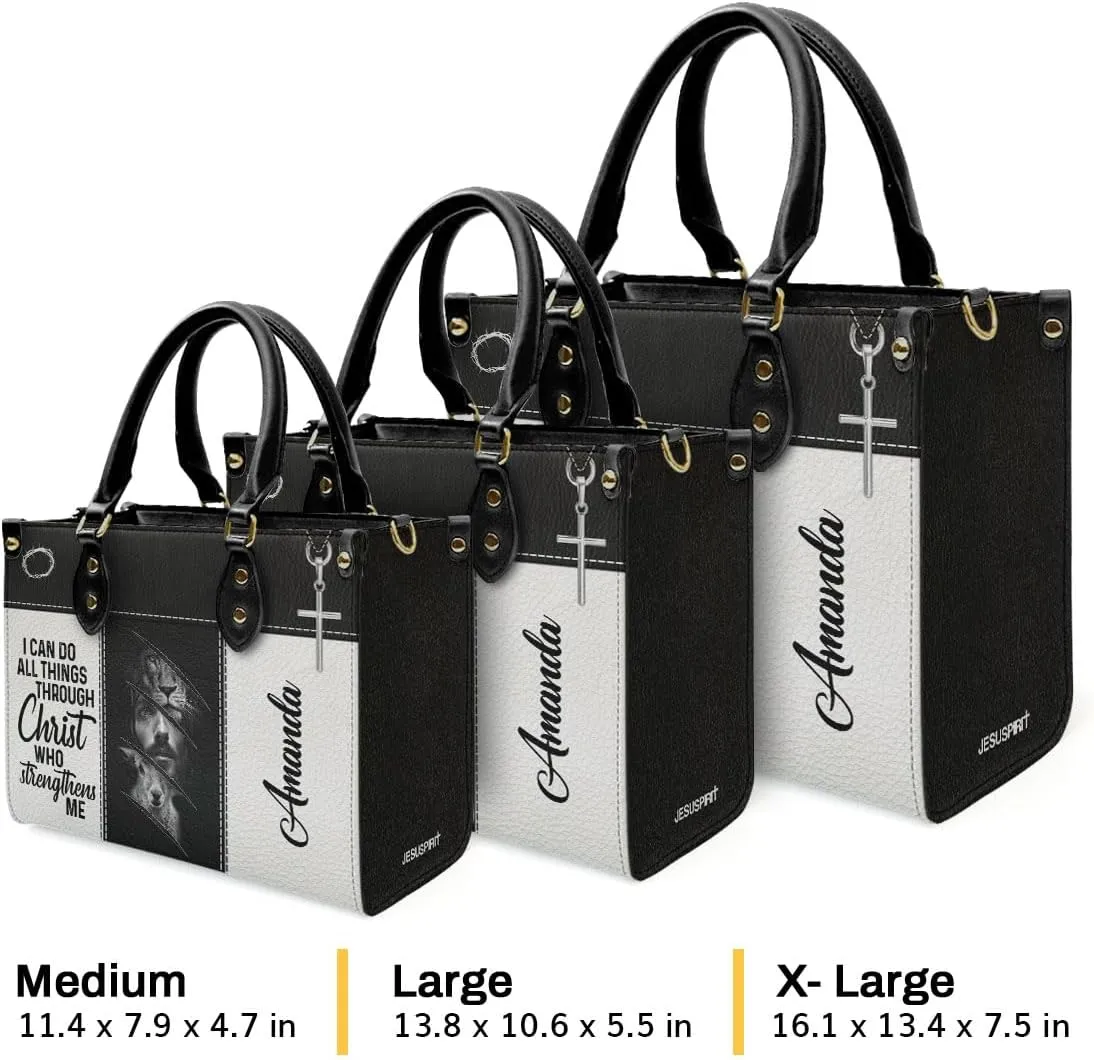 Personalized Leather Handbags For Women - Christmas Gifts For Women - Christian Gifts
