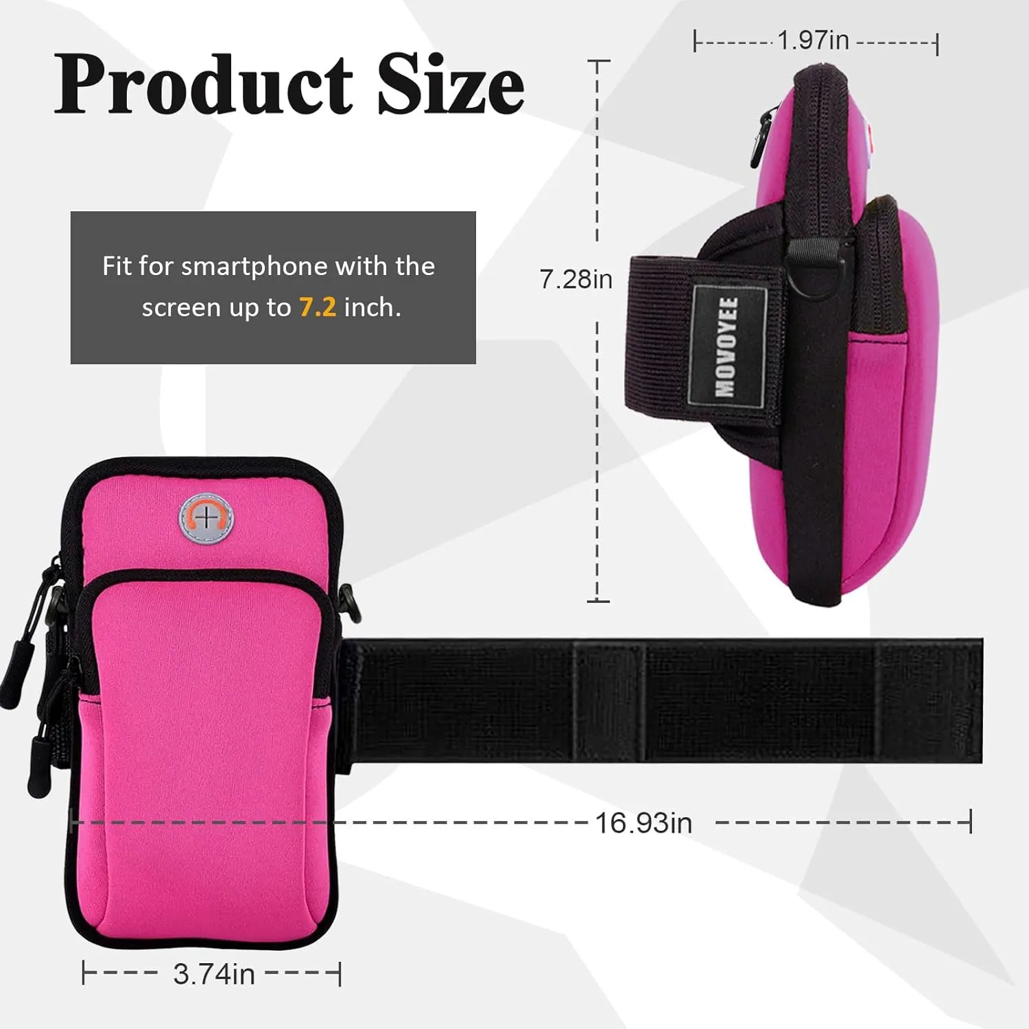 Phone Holder for Running Armband Cell Phone Holder,Small Purses for Women Crossbody Kids,iPhone 11 12 13 14 15 16e 16 Pro Max Xs Xr X Plus SE Mini Galaxy Ultra S25 S24 Note Bags Gym Arm Bands