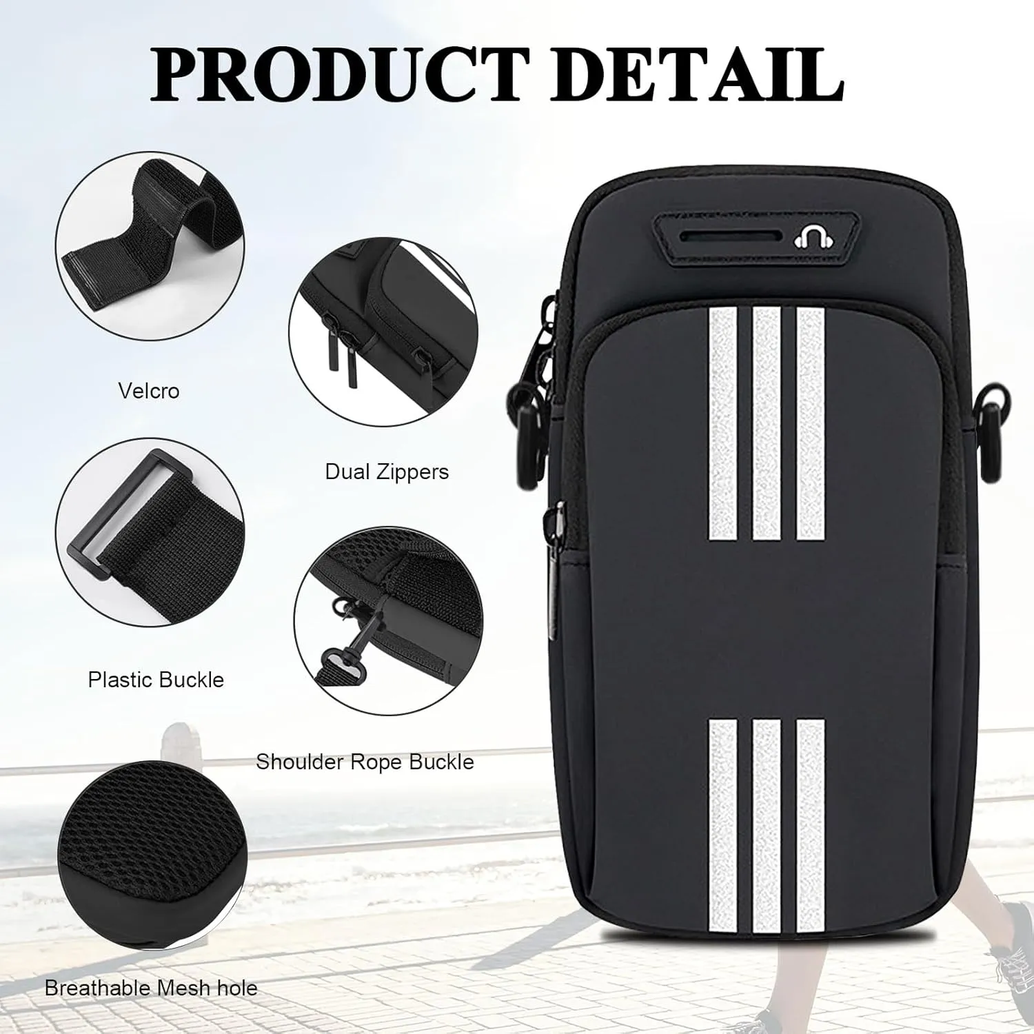 Phone Holder for Running Armband,Cell Phone Purse Small Crossbody Bags for Women Men Kids,iPhone 11 12 13 14 15 Pro Max Xs Xr X 8 7 6 Plus SE Mini Galaxy Ultra S24 Note Pouch,Sports Arm Bands