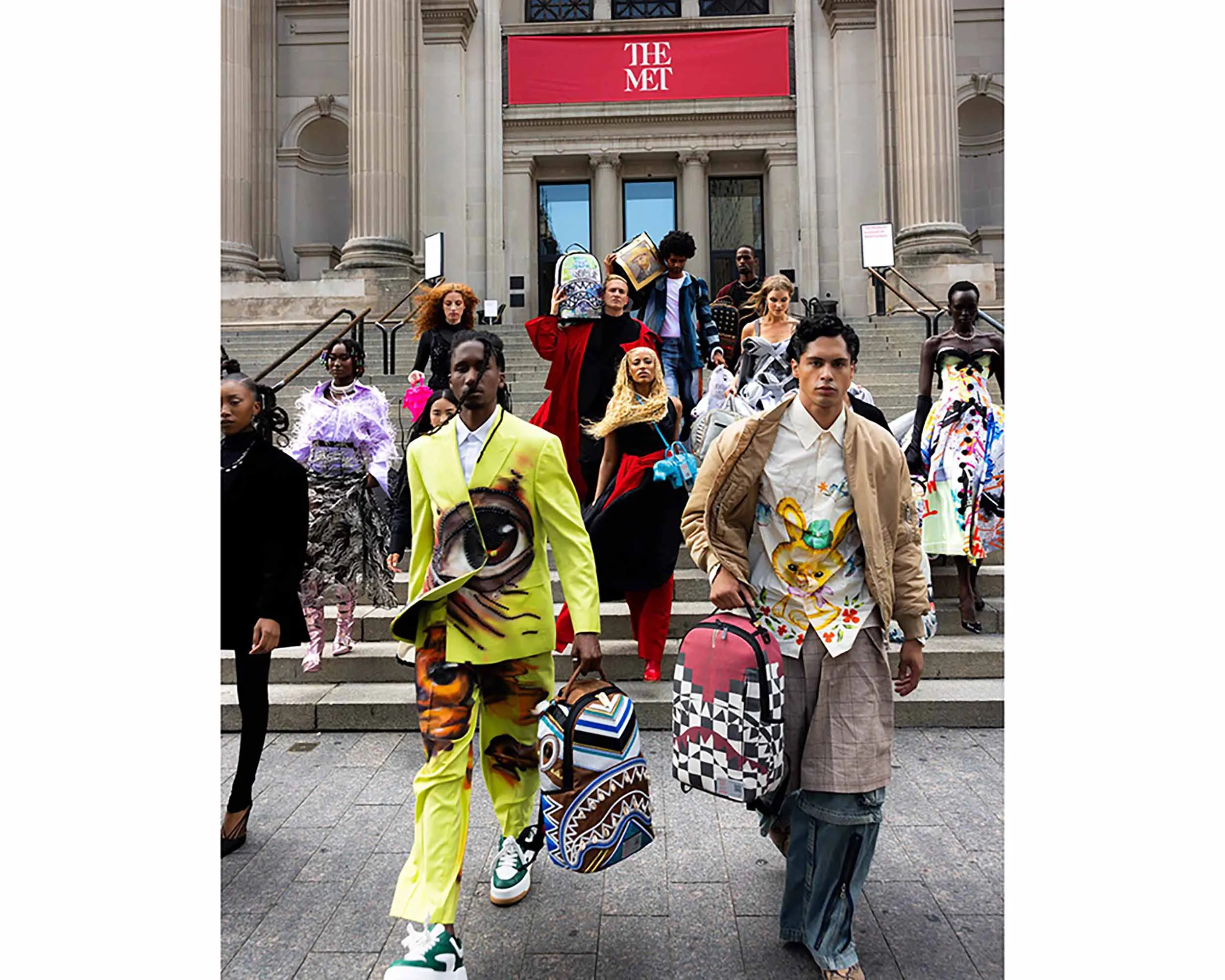 The Met Inca Checkboard Backpack